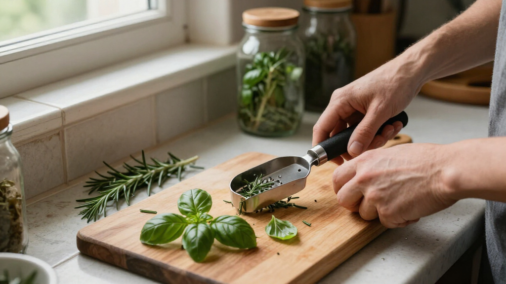 herb stripping tool
