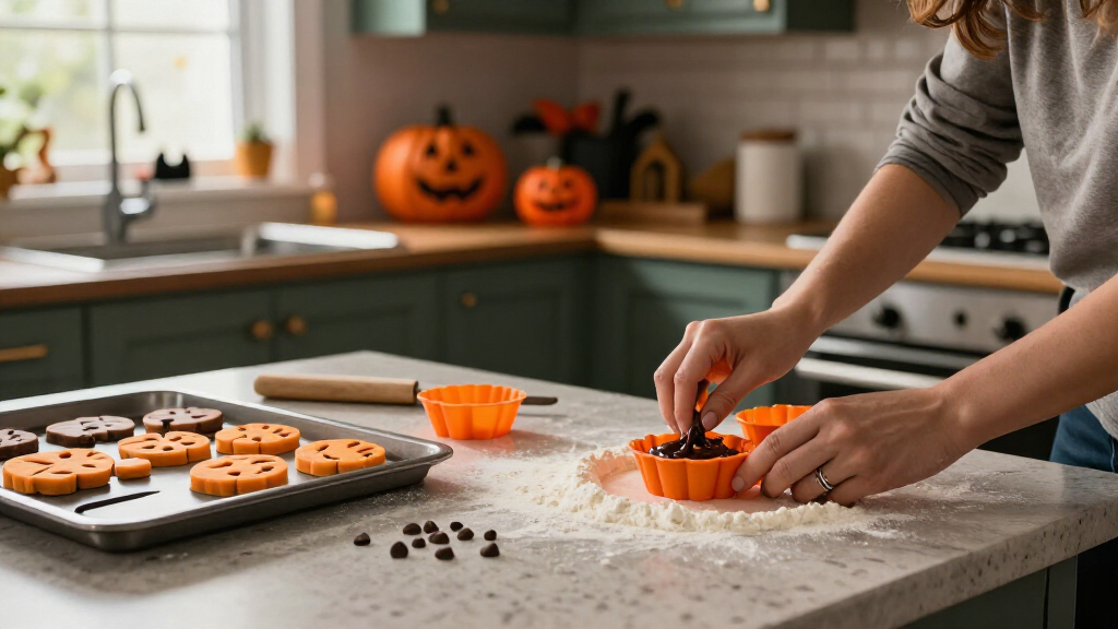 silicone Halloween baking molds