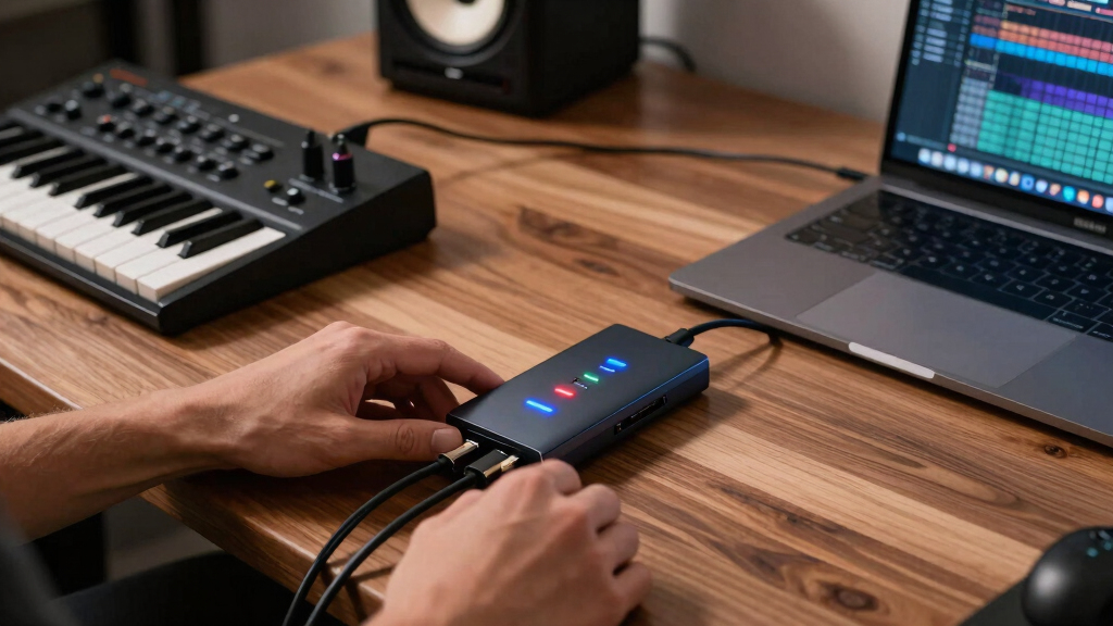 usb hub for music production