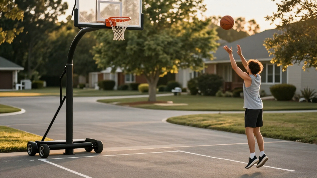 portable basketball hoops