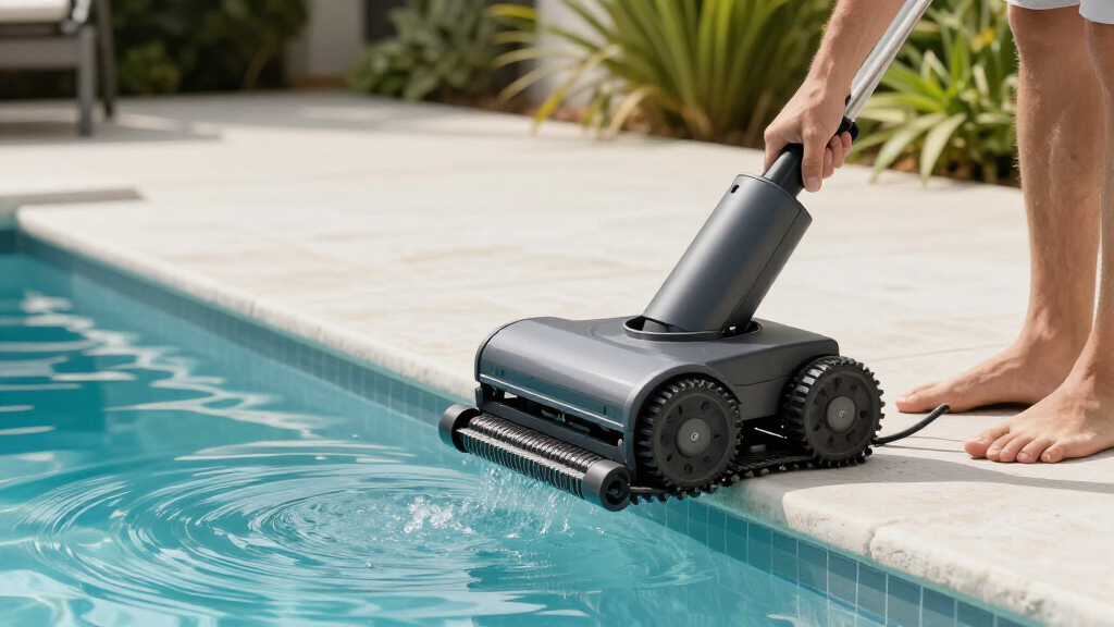 automatic pool cleaner wheels and tracks