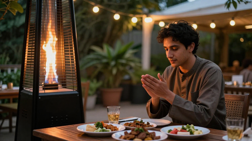outdoor propane heaters for iftar nights