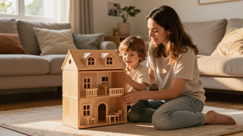 premium wooden dollhouse sets