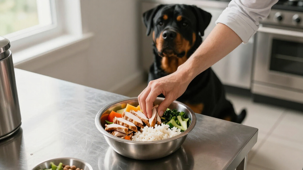dog food for rottweiler with sensitive stomach