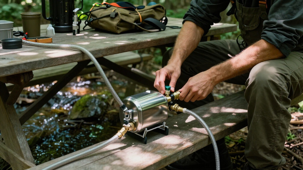 best camping water heater for off-grid camping on road trips
