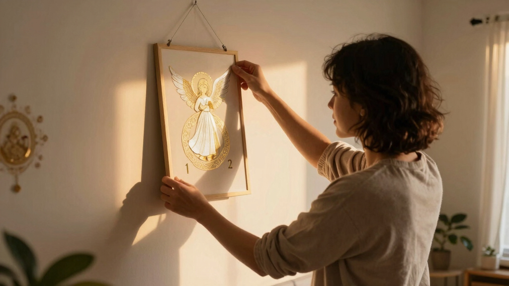 angel number wall art