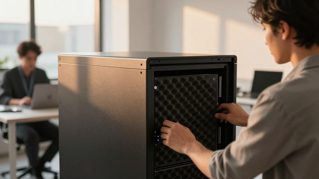 best sound-dampened server cabinet for offices