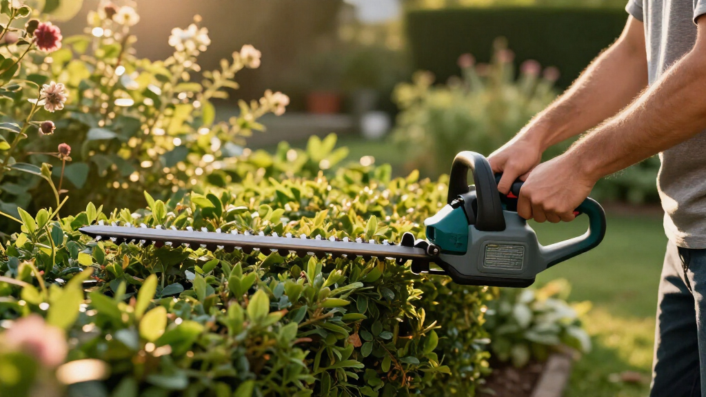 best battery hedge trimmer for low noise trimming