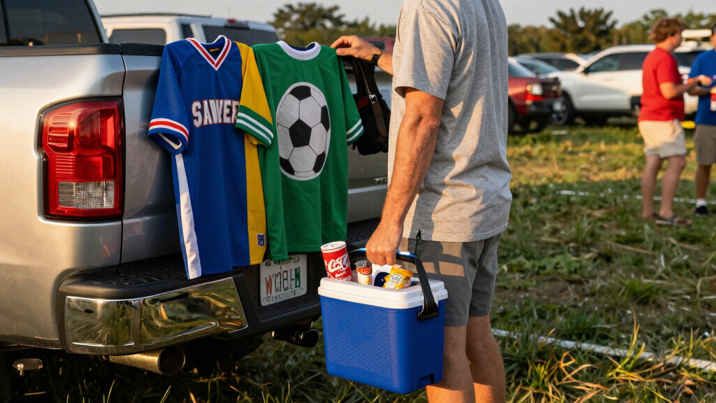 soccer fan tailgate gear