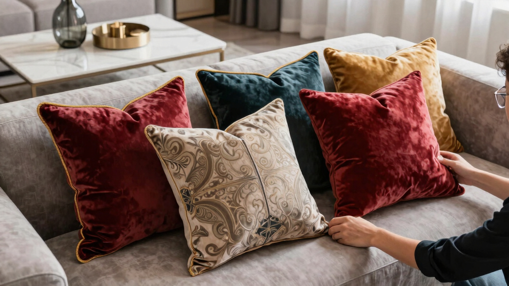 luxury decorative throw pillows