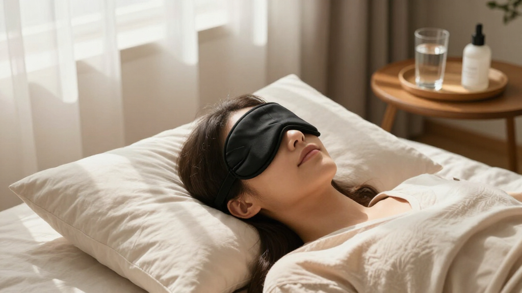 best blackout eye mask weighted premium