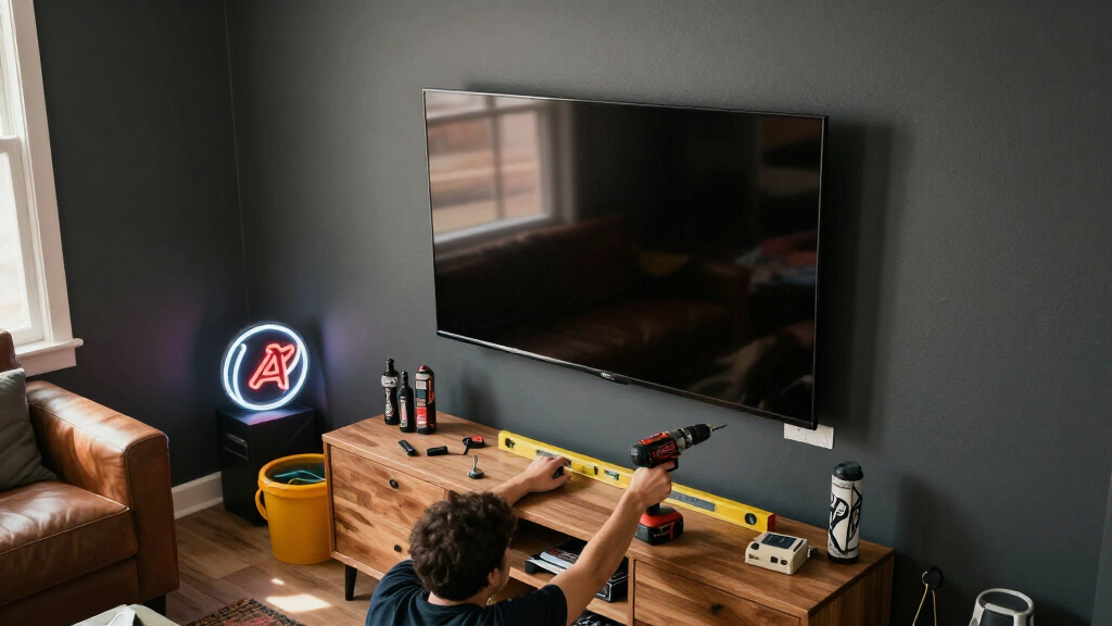 best wall mounted tv for fan cave