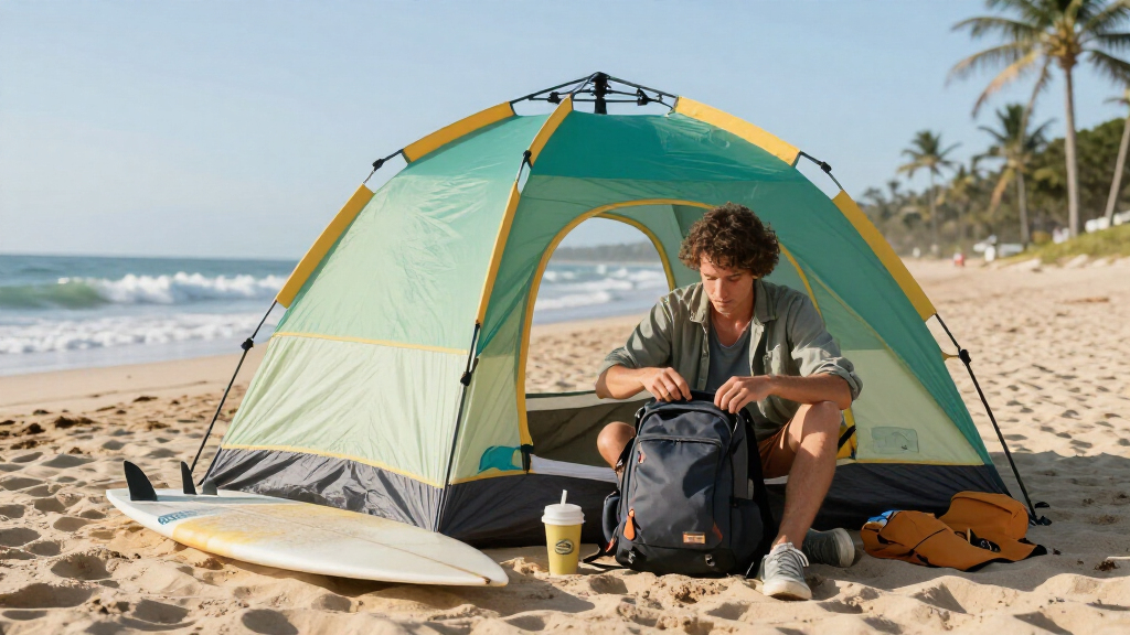 beach pop up camper