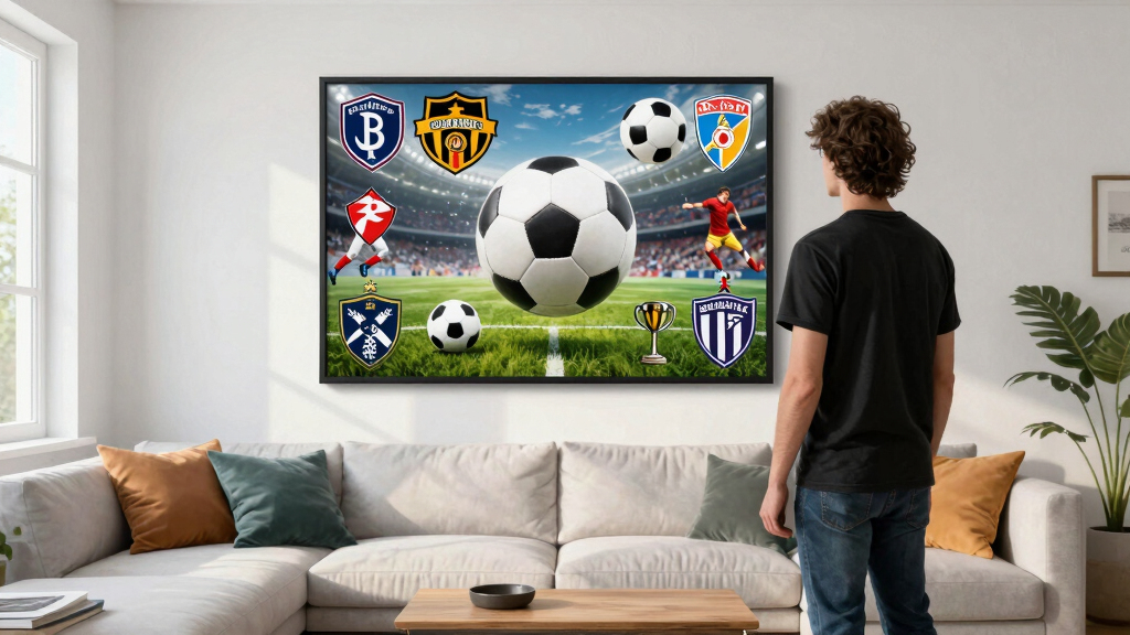 soccer-themed wall art