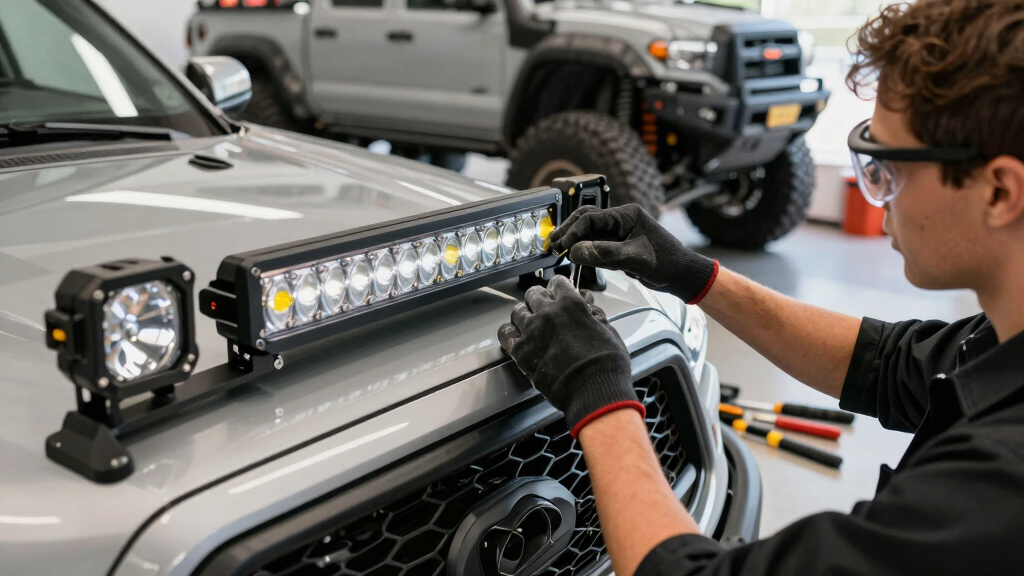 off-road vehicle LED light bars