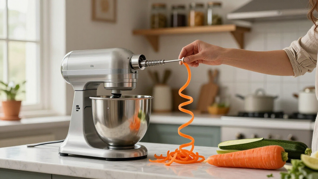 spiralizer attachment for stand mixer