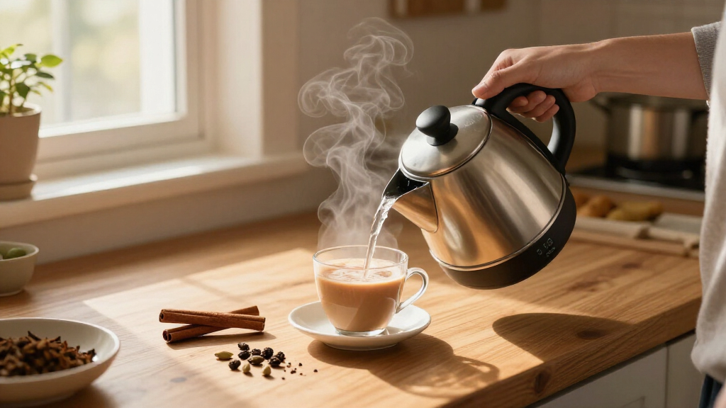 electric kettle for chai temperature control