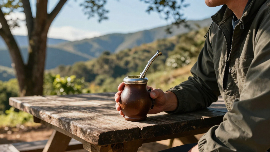 mate gourd with bombilla set
