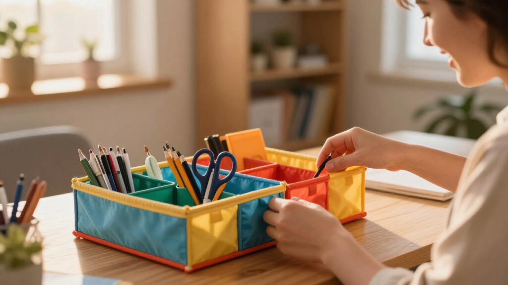 decorative school supplies organizers