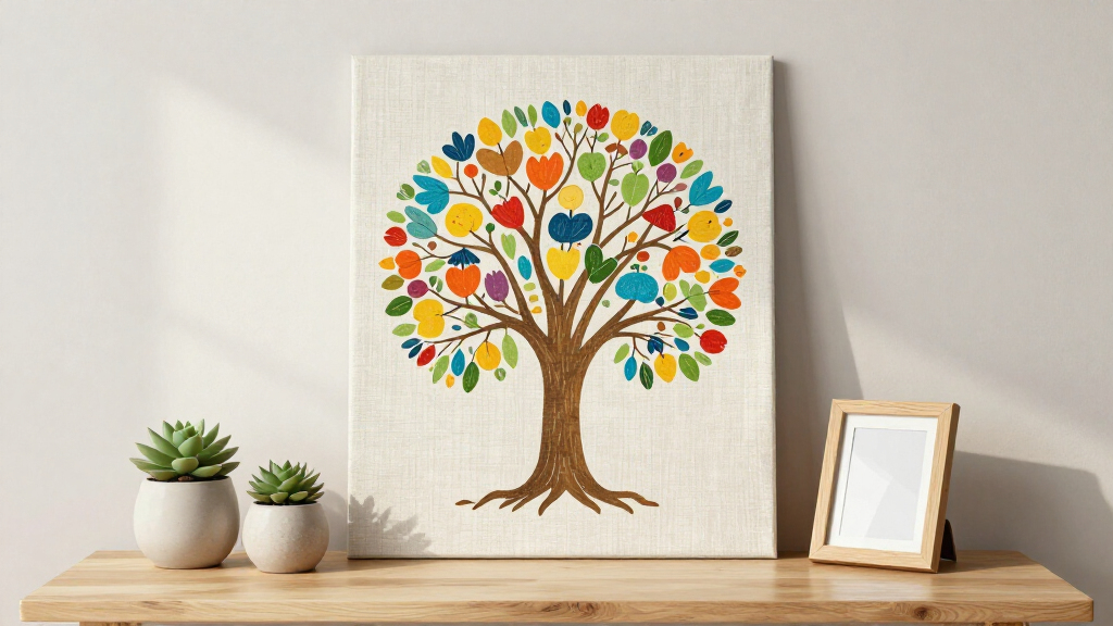 top family tree of life wall art