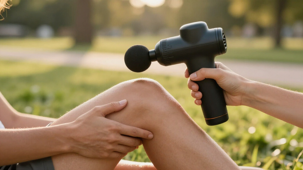 cordless handheld massage gun