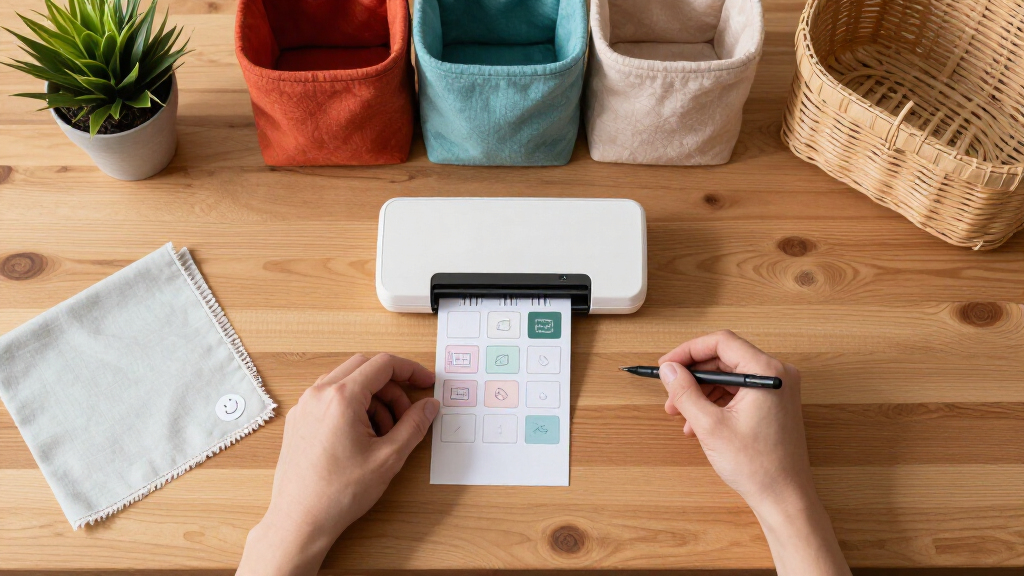 best smart label maker for fabric bins