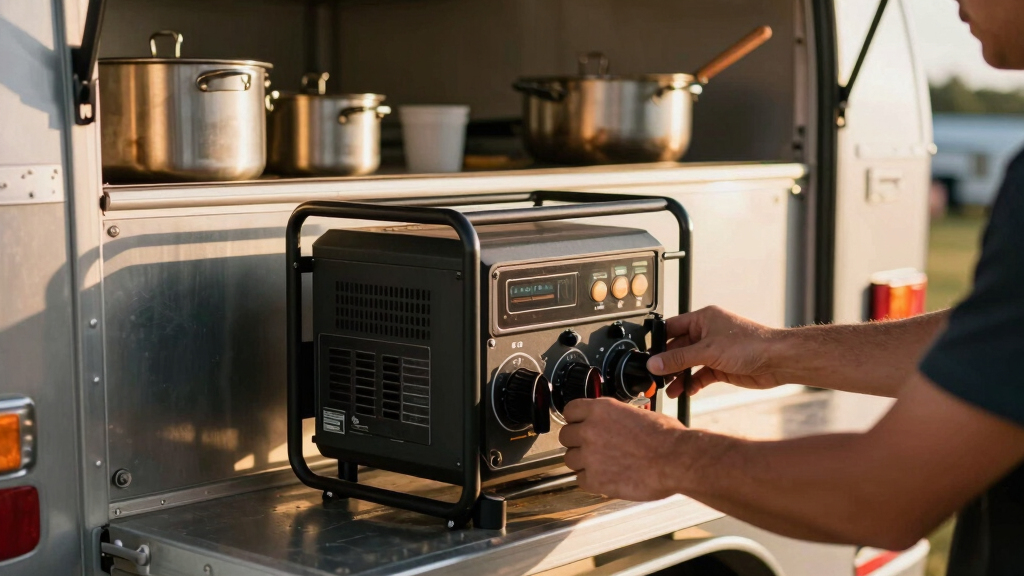 best low noise generators for food trailers