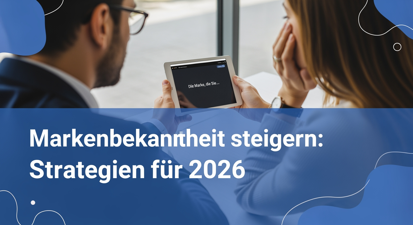 Markenbekanntheit steigern: Strategien fÃ¼r 2026