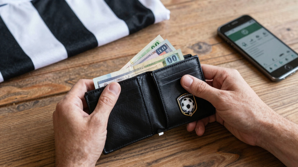 men's soccer fan wallets