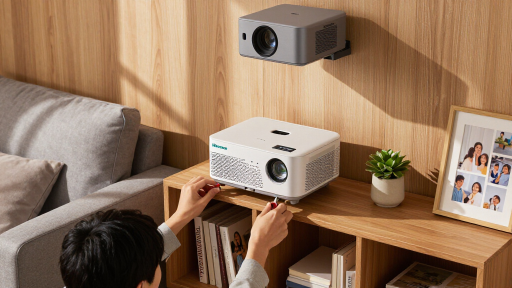 hisense projector shelf