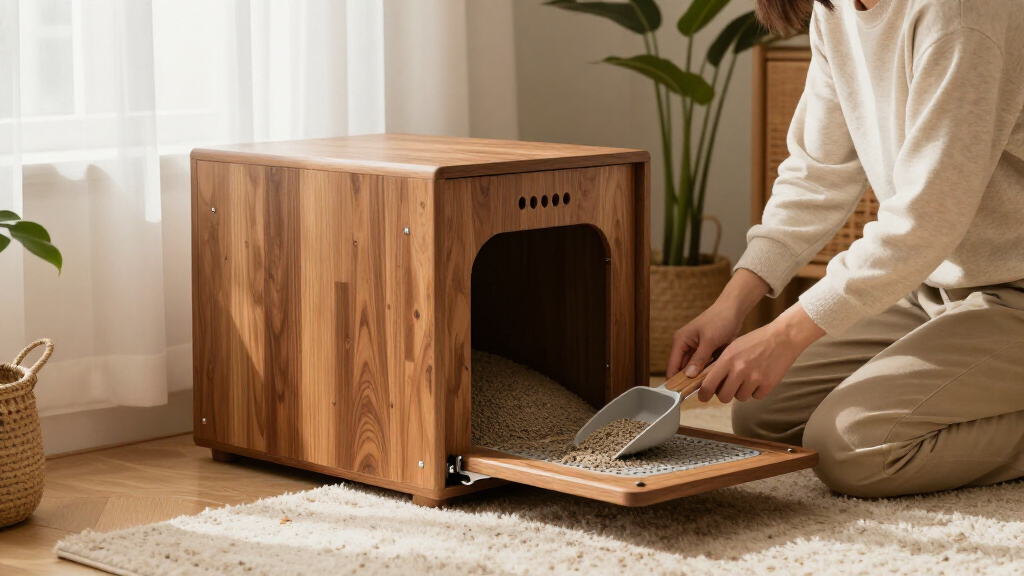 best cat litter box furniture