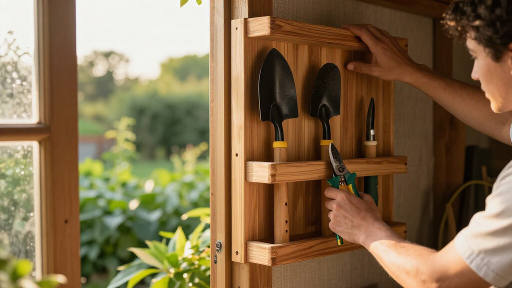 garden tool storage organizers
