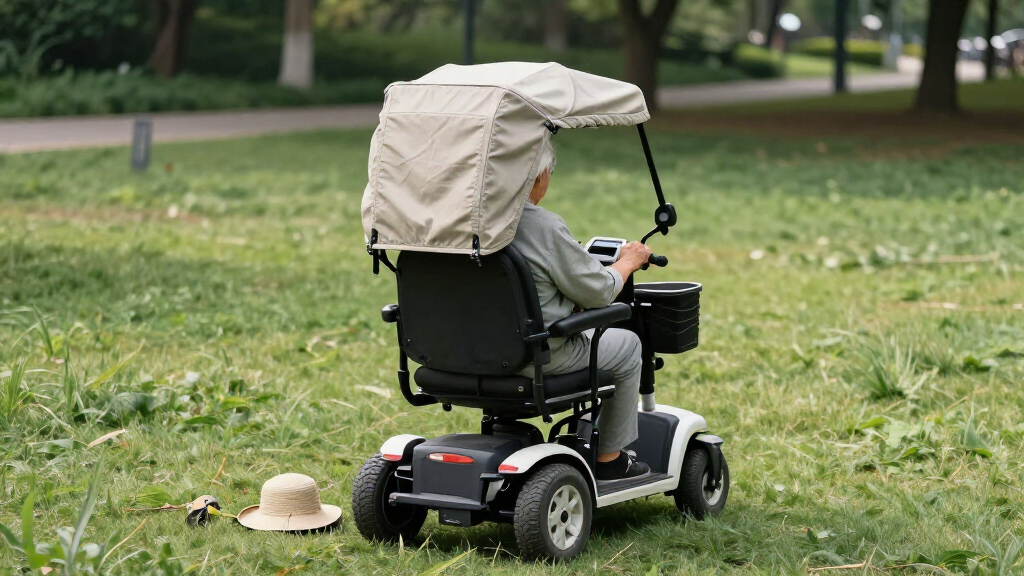 best mobility scooters with canopies for sun and rain