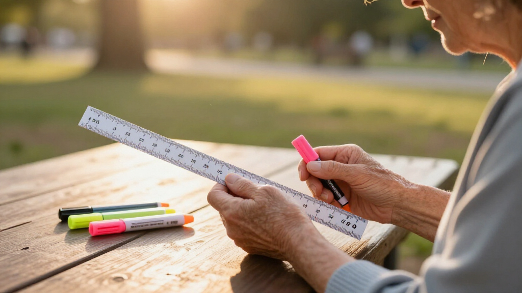 large print school supplies for seniors