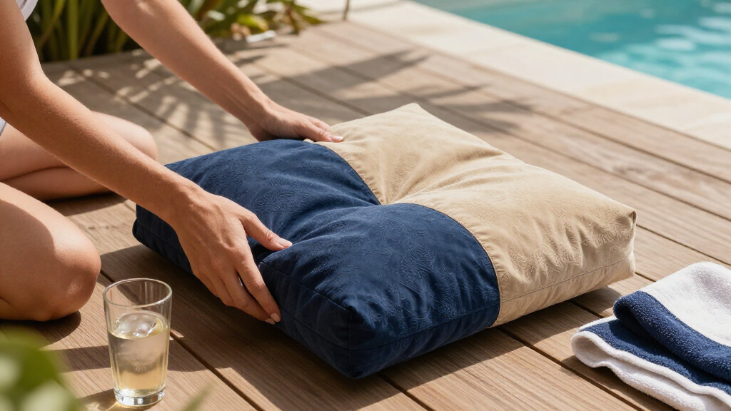 premium chaise cushions for pool decks