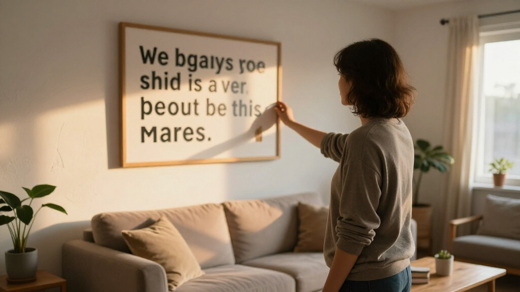 motivational quote wall art