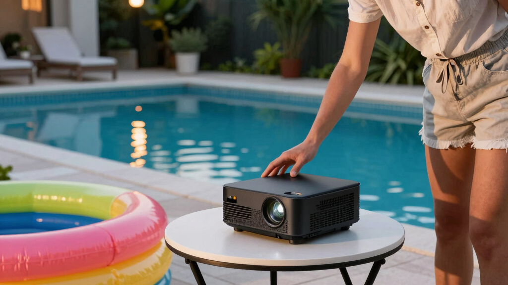best outdoor projectors for pool parties