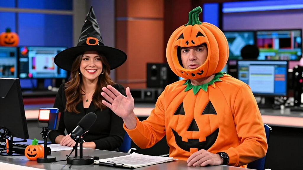 Halloween costumes for news anchors
