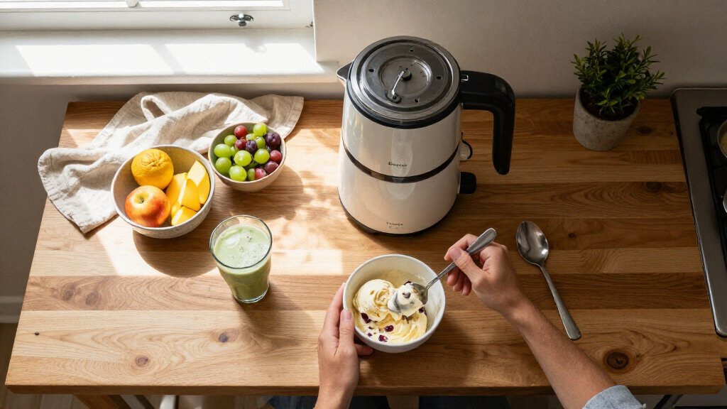 ice cream maker for healthy desserts