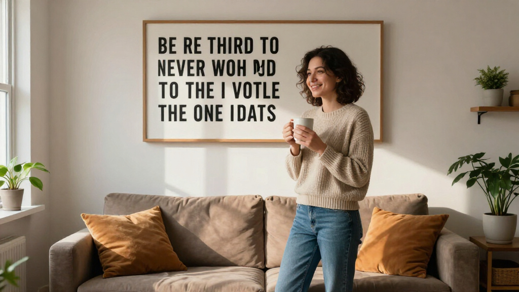 motivational quote wall art