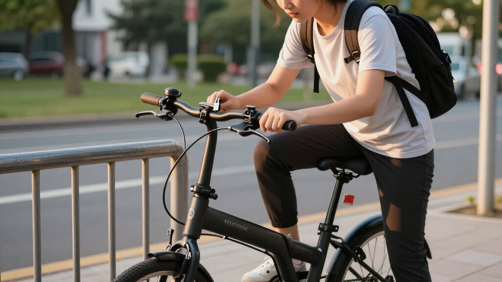 compact bike lock for students