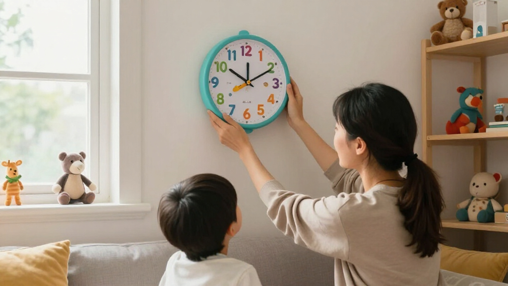 educational kids' wall clocks