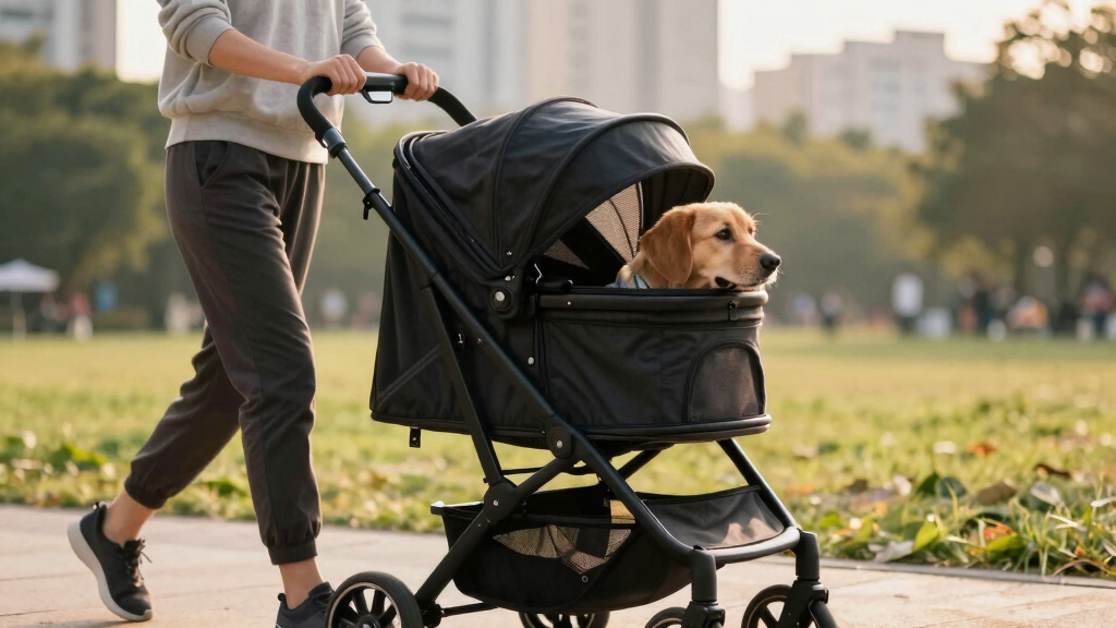 best pet stroller for large dogs premium