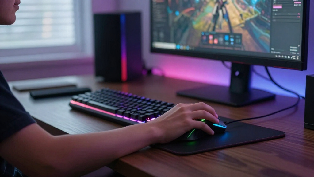 gaming mice with RGB lighting