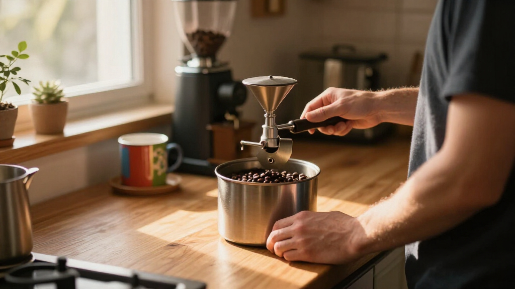 home roasting setup for specialty coffee