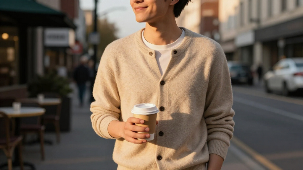 best crew-neck cardigans