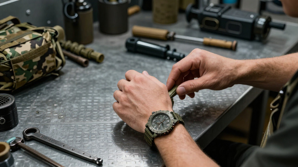 military-style wristwatches