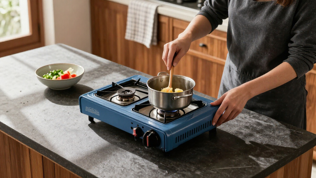 portable gas stove for indoor use