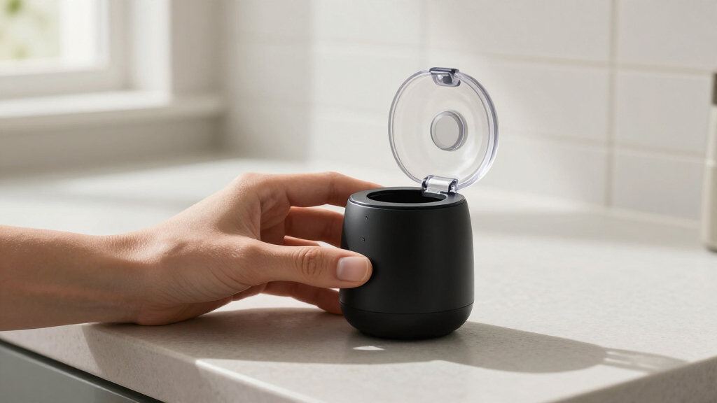 smart pill dispenser with locking lid