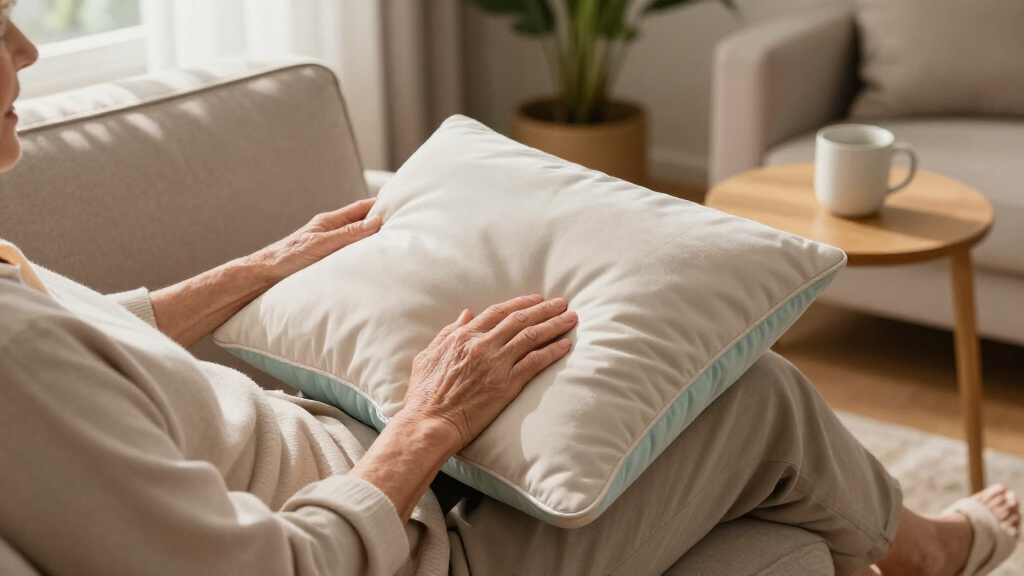 weighted throw pillow